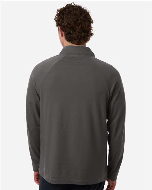 Men's Seaton Pebble Textured Quarter-Zip Pullover - Graphite