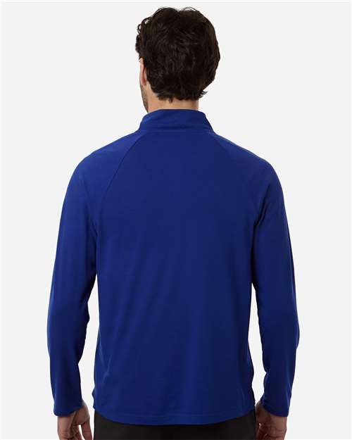 Men's Seaton Pebble Textured Quarter-Zip Pullover - Midnight Royal