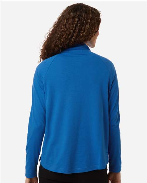 Women's Seaton Pebble Textured Quarter-Zip Pullover - French Blue
