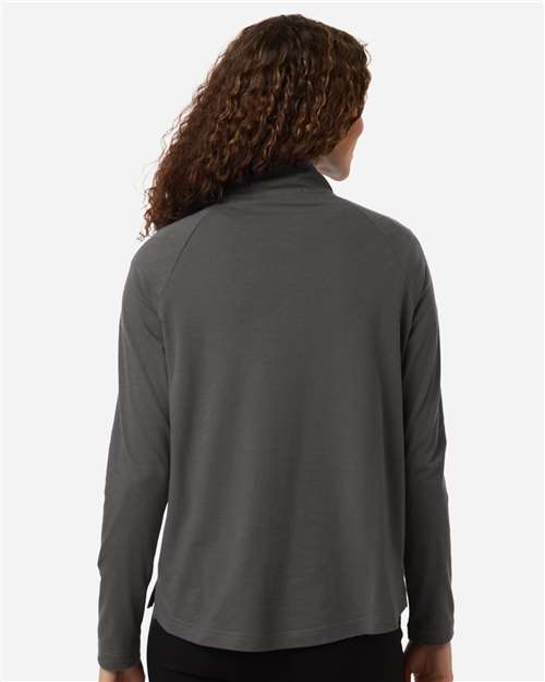 Women's Seaton Pebble Textured Quarter-Zip Pullover - Graphite