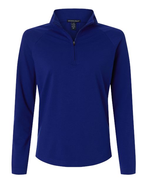 Women's Seaton Pebble Textured Quarter-Zip Pullover - Midnight Royal