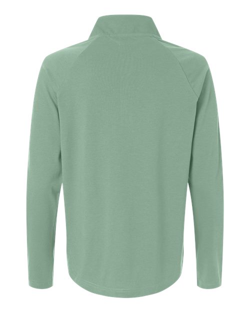 Women's Seaton Pebble Textured Quarter-Zip Pullover - Balsam Green