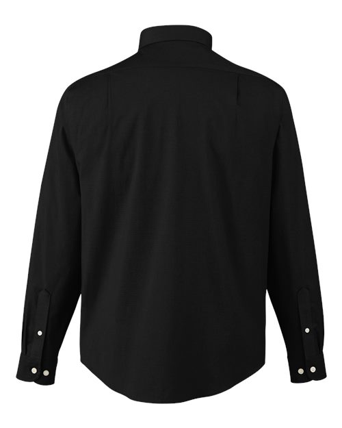 Men's CrownLux Performance® Spencer Poplin Dress Shirt - Black