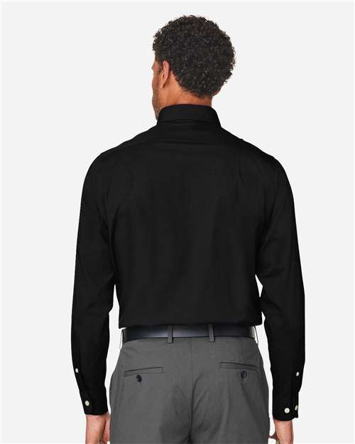 Men's CrownLux Performance® Spencer Poplin Dress Shirt - Black