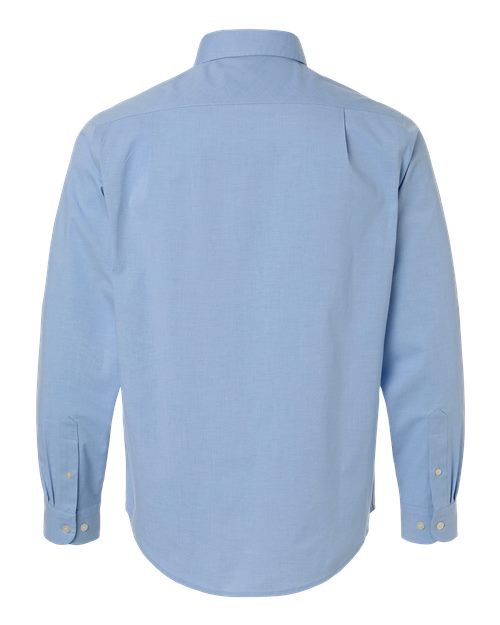 Men's CrownLux Performance® Spencer Poplin Dress Shirt - Light Blue Melange