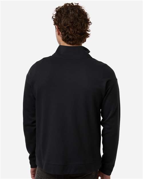 Men's Mantra Half-Zip Ottoman Pullover - Black