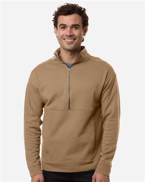 Men's Mantra Half-Zip Ottoman Pullover - Cafe