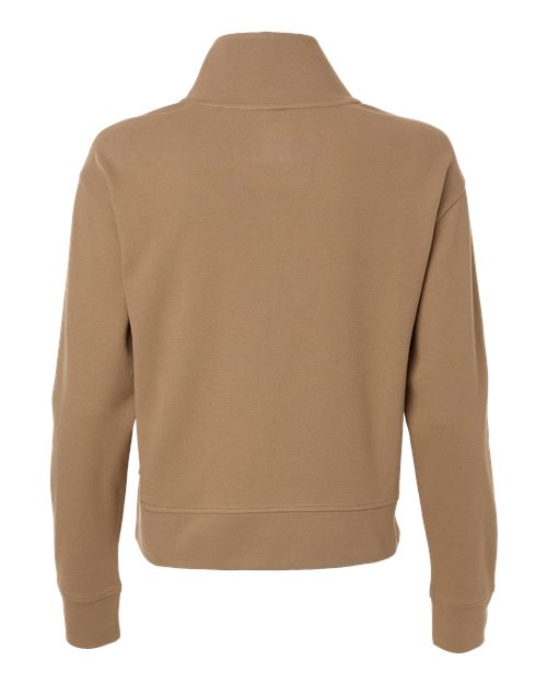 Women's Mantra Half-Zip Ottoman Pullover - Cafe