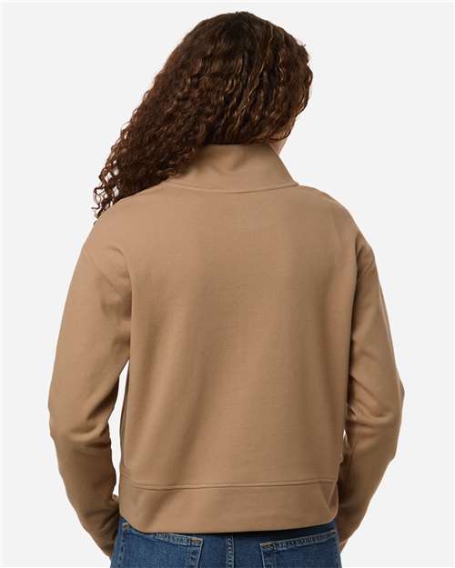 Women's Mantra Half-Zip Ottoman Pullover - Cafe