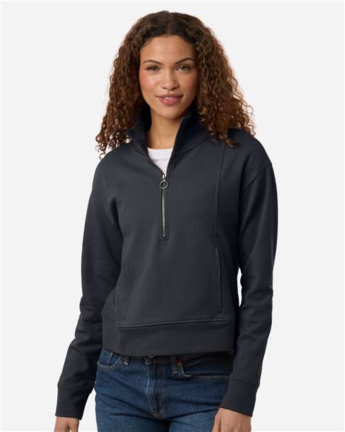 Women's Mantra Half-Zip Ottoman Pullover - Carbon