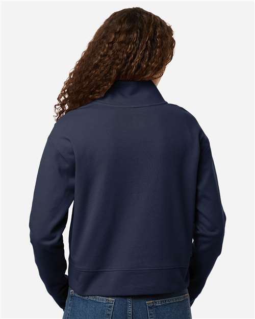 Women's Mantra Half-Zip Ottoman Pullover - Classic Navy