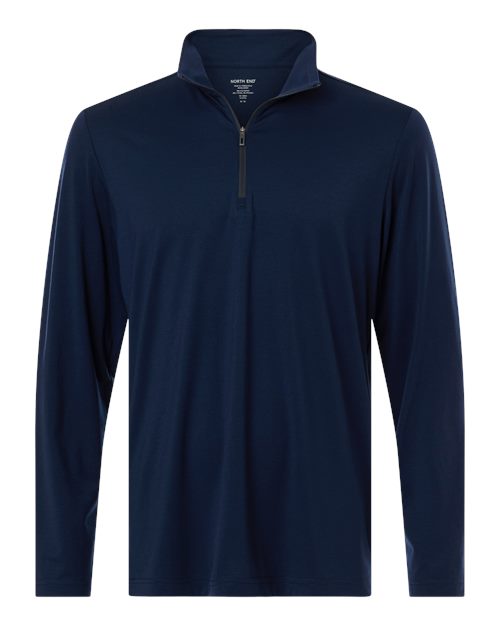 Men's JAQ Stretch Performance Quarter-Zip - Classic Navy/ Carbon