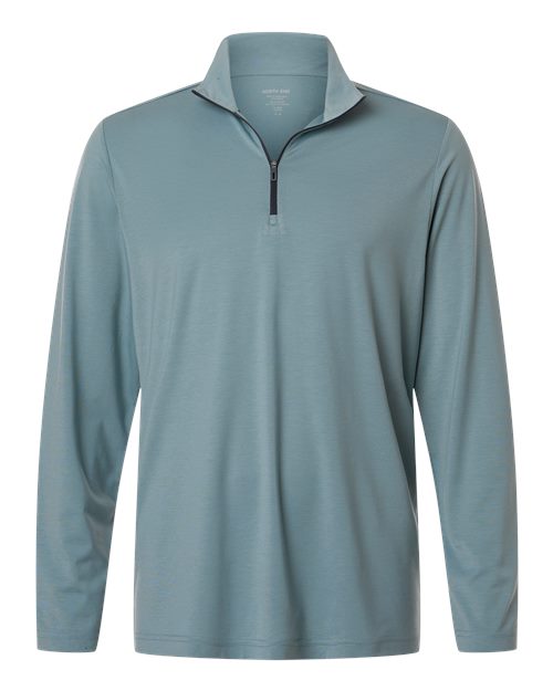 Men's JAQ Stretch Performance Quarter-Zip - Opal Blue/ Carbon
