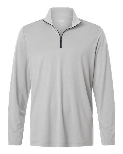 Men's JAQ Stretch Performance Quarter-Zip - Platinum/ Carbon