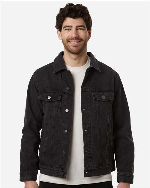 Unisex Cooper Denim Jacket - Washed Black