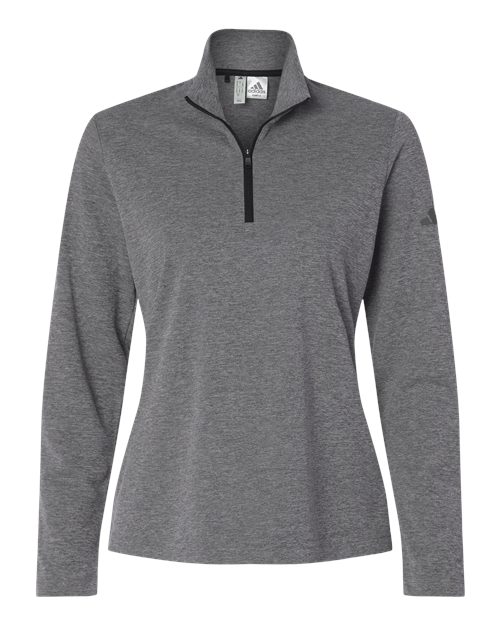 Women's Lightweight Quarter-Zip Pullover - Black Heather