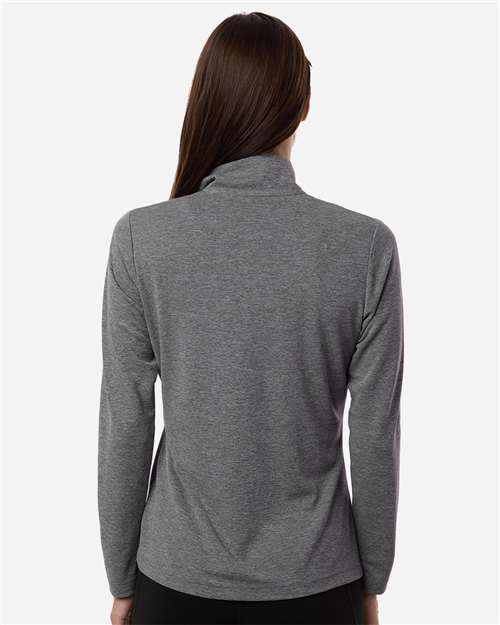 Women's Lightweight Quarter-Zip Pullover - Black Heather