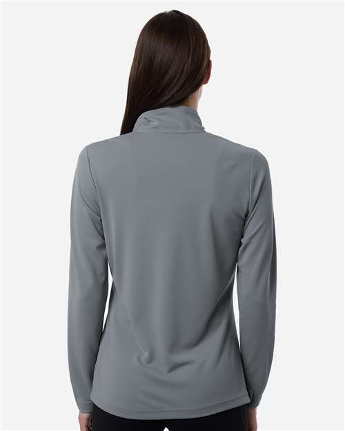 Women's Lightweight Quarter-Zip Pullover - Grey Three