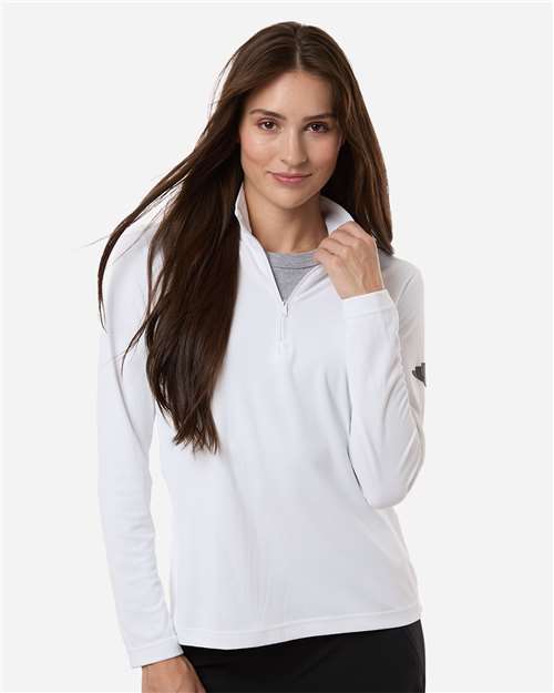 Women's Lightweight Quarter-Zip Pullover - White