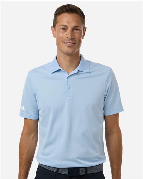 Men's Performance Piqué Polo - Glow Blue