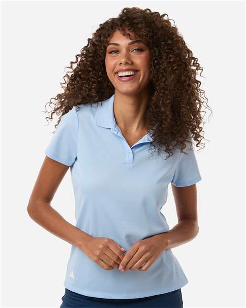 Women's Performance Piqué Polo - Glow Blue