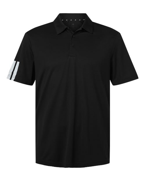 Men's Performance 3-Stripes Climacool Polo - Black