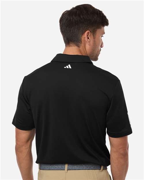 Men's Performance 3-Stripes Climacool Polo - Black