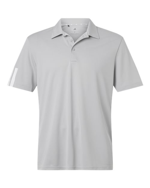 Men's Performance 3-Stripes Climacool Polo - Grey Two