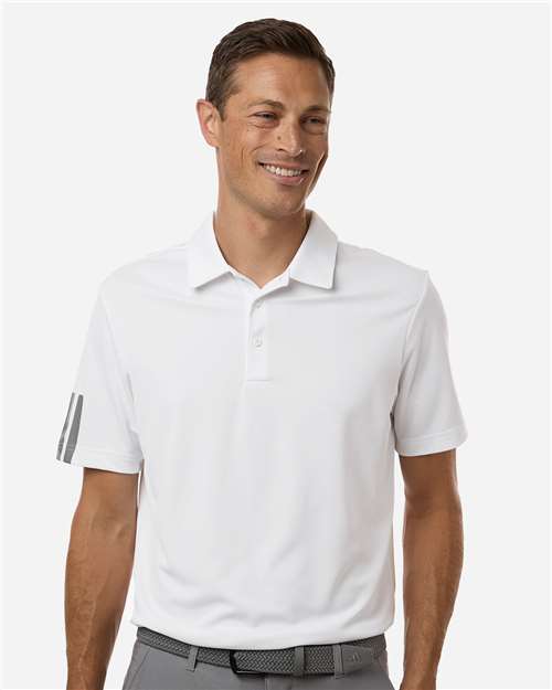 Men's Performance 3-Stripes Climacool Polo - White