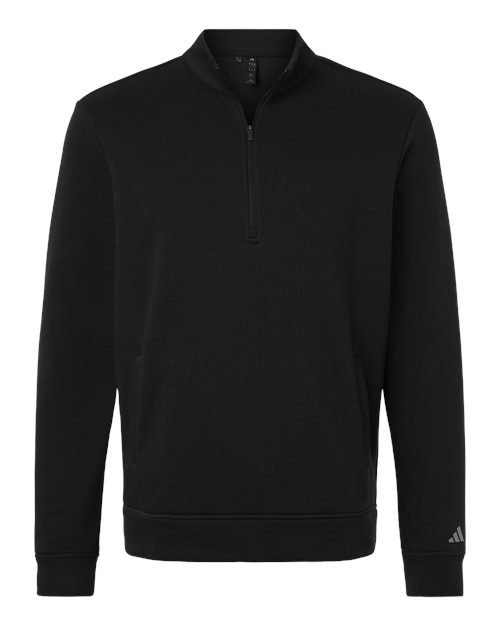 Men's Elevated Fleece Quarter-Zip Pullover - Black