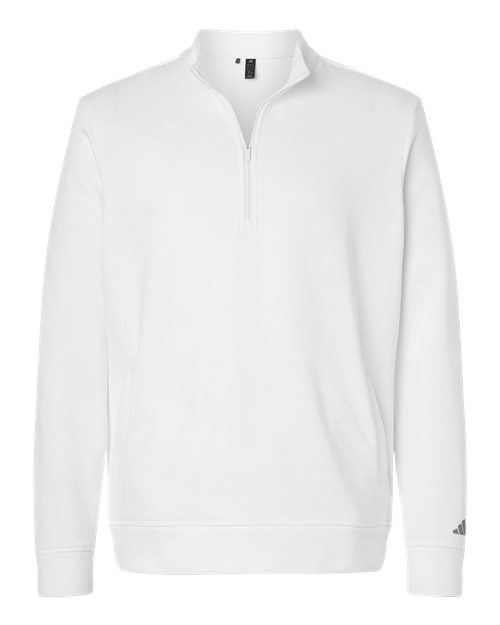Men's Elevated Fleece Quarter-Zip Pullover - Core White