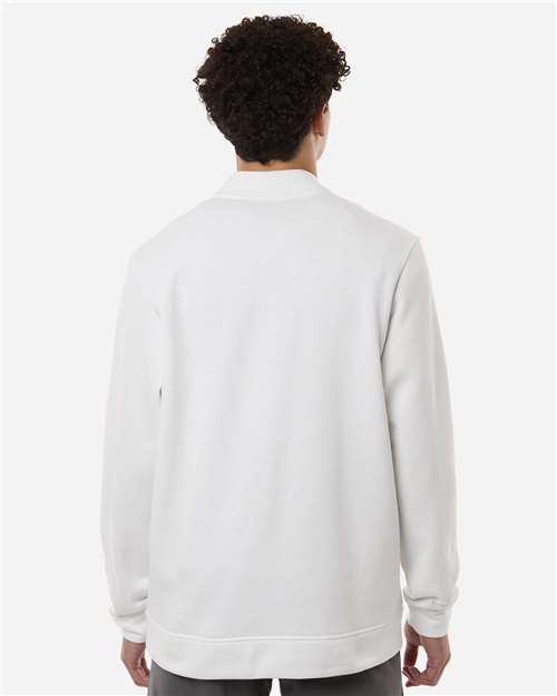 Men's Elevated Fleece Quarter-Zip Pullover - Core White