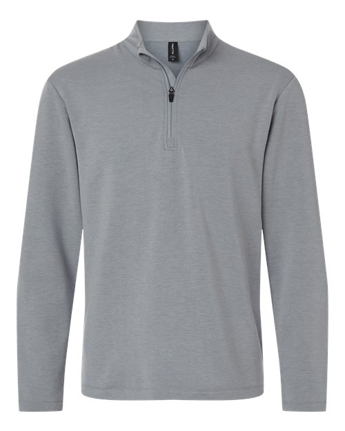 Men's Stretch Quarter-Zip Fleece Pullover - Heather Steel