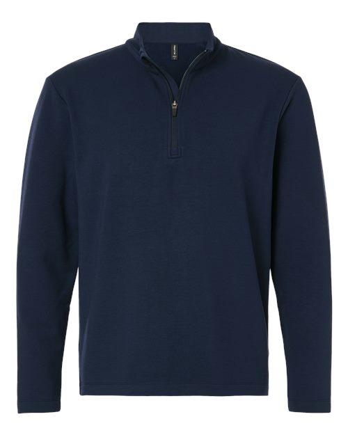 Men's Stretch Quarter-Zip Fleece Pullover - Navy