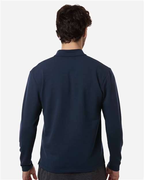 Men's Stretch Quarter-Zip Fleece Pullover - Navy