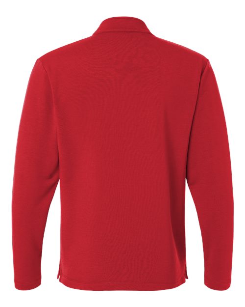 Men's Stretch Quarter-Zip Fleece Pullover - Red