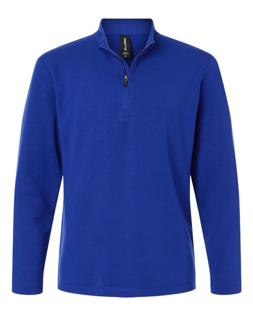 Men's Stretch Quarter-Zip Fleece Pullover - Royal