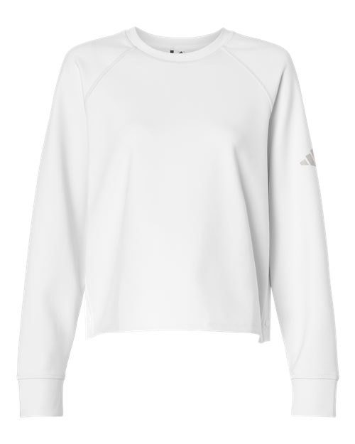 Women's Beyond Side-Snap Crewneck Sweatshirt - White