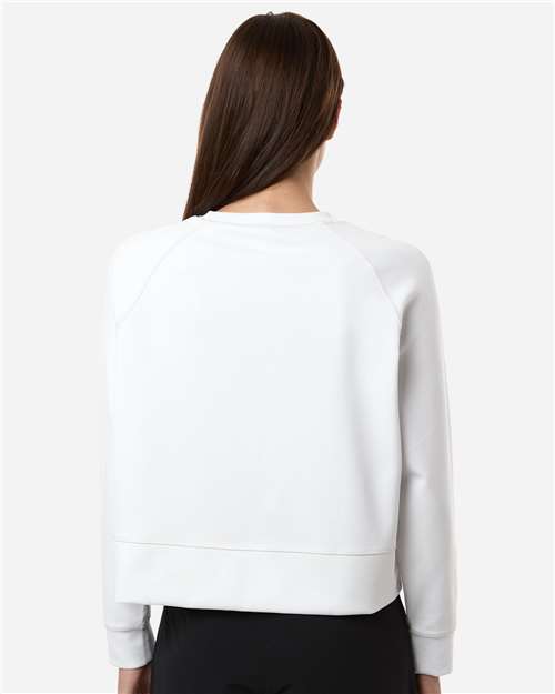 Women's Beyond Side-Snap Crewneck Sweatshirt - White