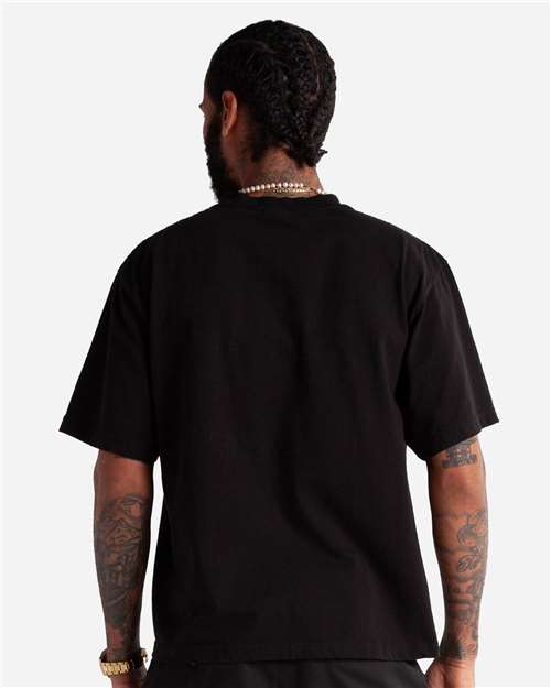 Unisex Max Heavyweight Cropped T-Shirt - Black