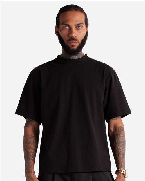 Unisex Max Heavyweight Cropped T-Shirt - Black