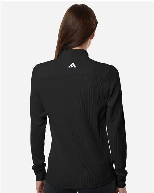 Women's Performance Textured Full-Zip Jacket - Black