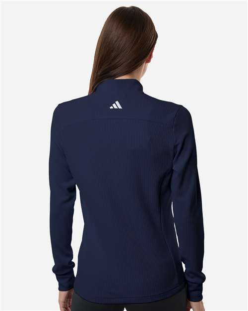 Women's Performance Textured Full-Zip Jacket - Collegiate Navy
