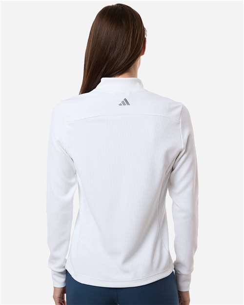 Women's Performance Textured Full-Zip Jacket - White