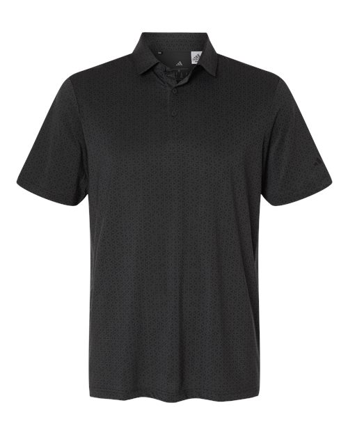 Men's Ultimate365 Mesh Tango Print Climacool Polo - Black/ Carbon