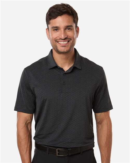 Men's Ultimate365 Mesh Tango Print Climacool Polo - Black/ Carbon