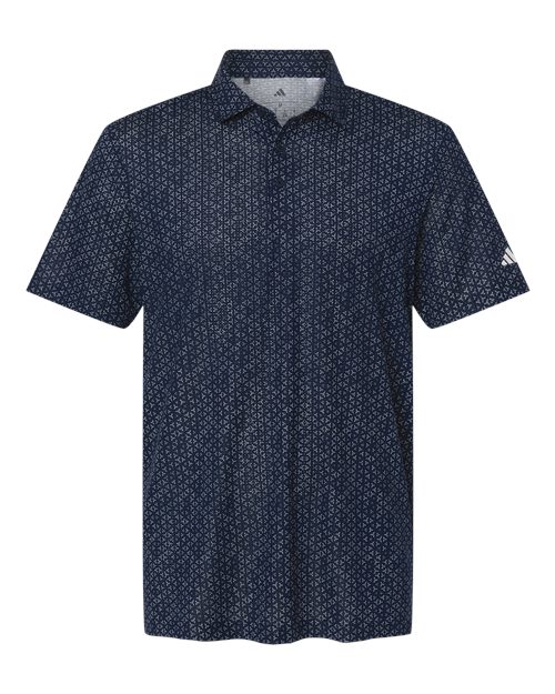 Men's Ultimate365 Mesh Tango Print Climacool Polo - Collegiate Navy/ White