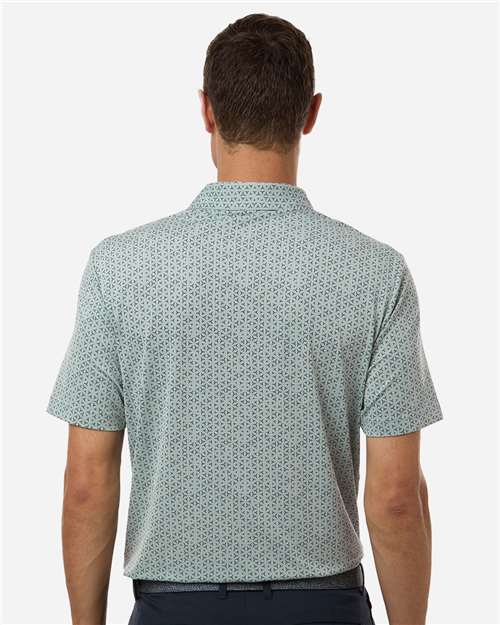 Men's Ultimate365 Mesh Tango Print Climacool Polo - Wonder Sage/ Collegiate Navy