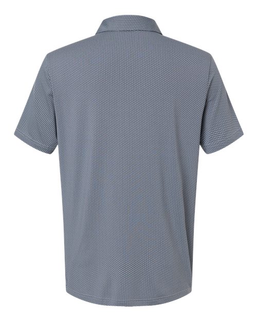 Men's Performance Textured Polo - White/ Collegiate Navy