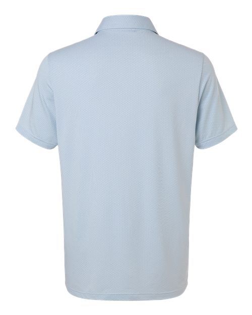 Men's Performance Textured Polo - White/ Crystal Sky
